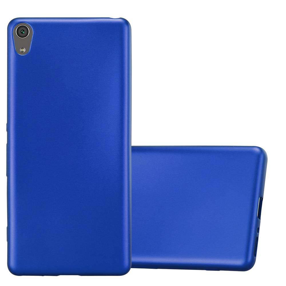 Cadorabo Schutzhülle für Sony Xperia XA Hülle in Blau Handyhülle TPU Silikon Etui Cover Case