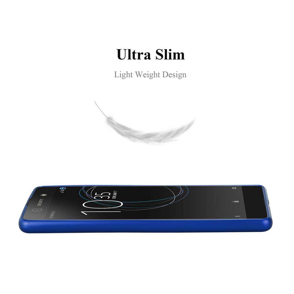Cadorabo Schutzhülle für Sony Xperia XA Hülle in Blau Handyhülle TPU Silikon Etui Cover Case