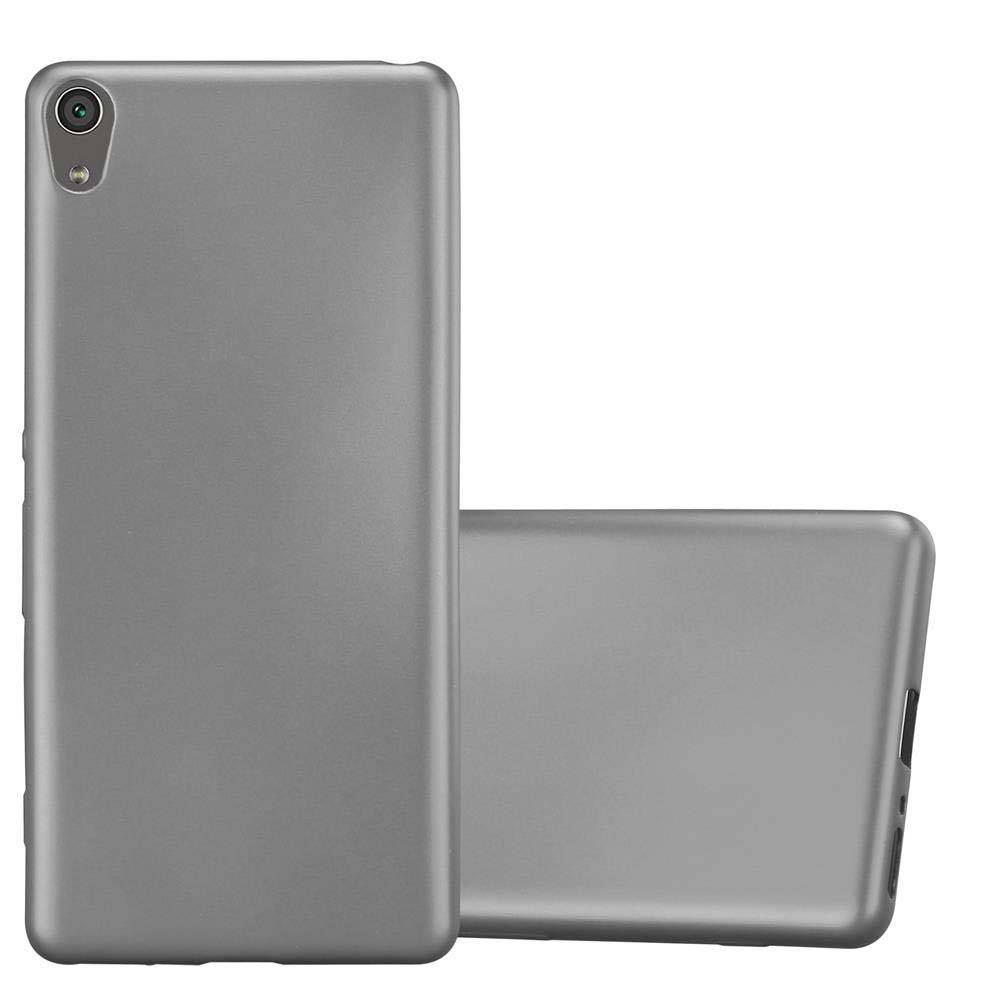Cadorabo Schutzhülle für Sony Xperia XA Hülle in Grau Handyhülle TPU Silikon Etui Cover Case