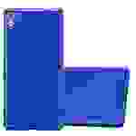 Cadorabo Schutzhülle für Sony Xperia XA ULTRA Hülle in Blau Handyhülle TPU Silikon Etui Cover Case