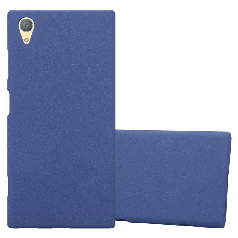 Cadorabo Schutzhülle für Sony Xperia XA1 PLUS Hülle in Blau Handyhülle TPU Etui Cover Case