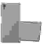 Cadorabo Schutzhülle für Sony Xperia XA1 PLUS Hülle in Grau Handyhülle TPU Silikon Etui Cover Case