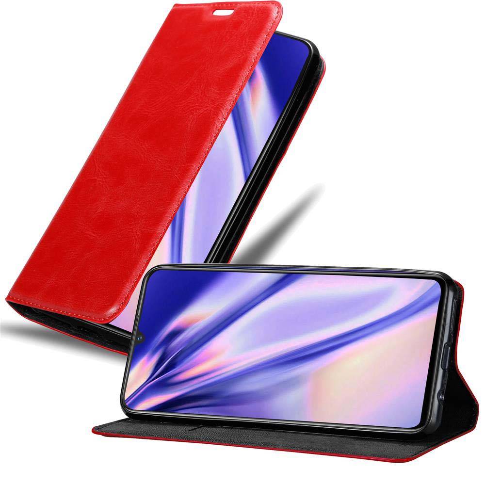 Cadorabo Hülle für Vivo V11 / V11 PRO Schutz Hülle in Rot Handyhülle Etui Case Cover Magnetverschluss
