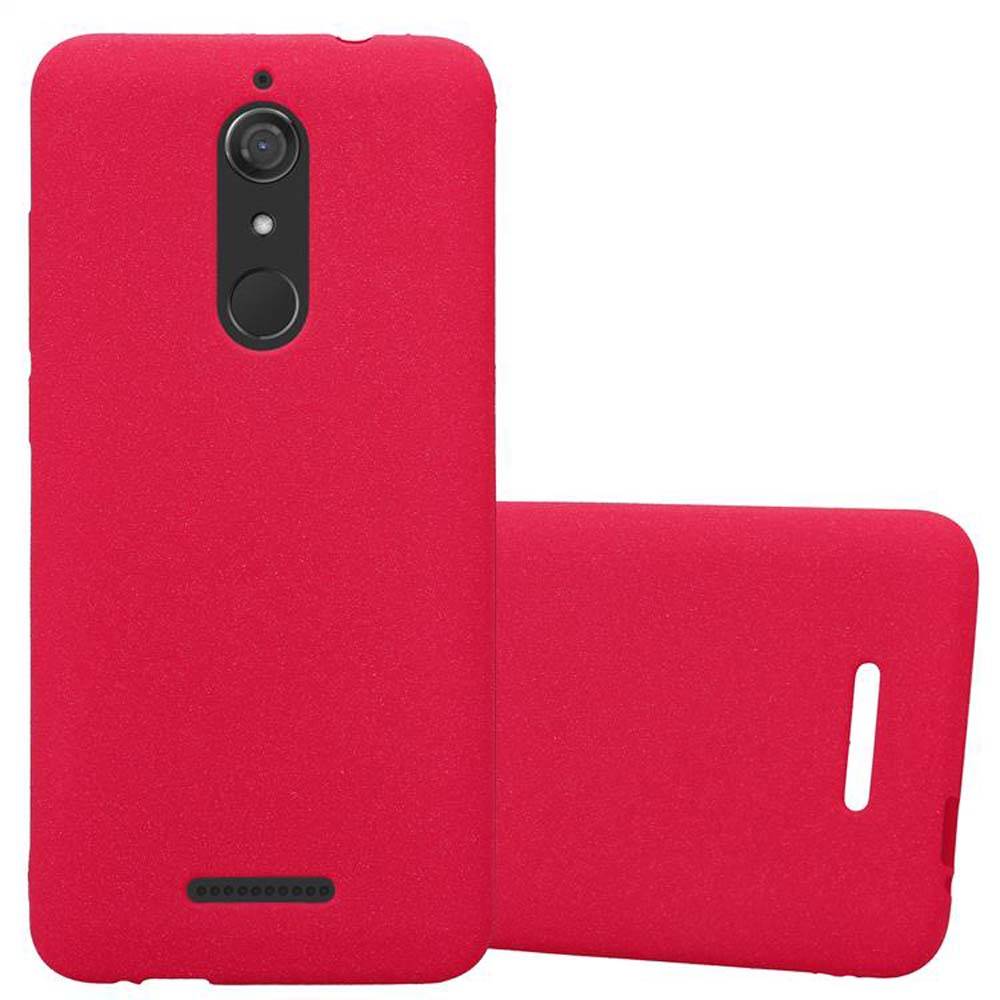Cadorabo Schutzhülle für WIKO VIEW Hülle in Rot Handyhülle TPU Etui Cover Case