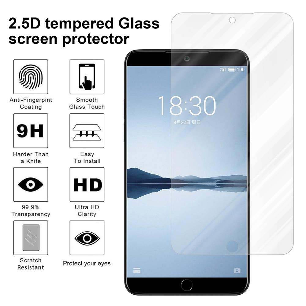 Cadorabo Panzer Folie für MEIZU 15 Schutzfolie in Transparent Gehärtetes Tempered Display-Schutzglas