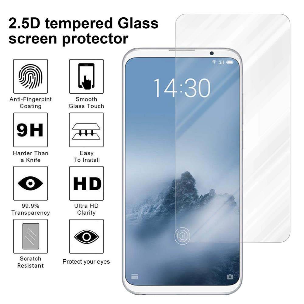 Cadorabo Panzer Folie für MEIZU 16TH Schutzfolie in Transparent Gehärtetes Tempered Display-Schutzglas