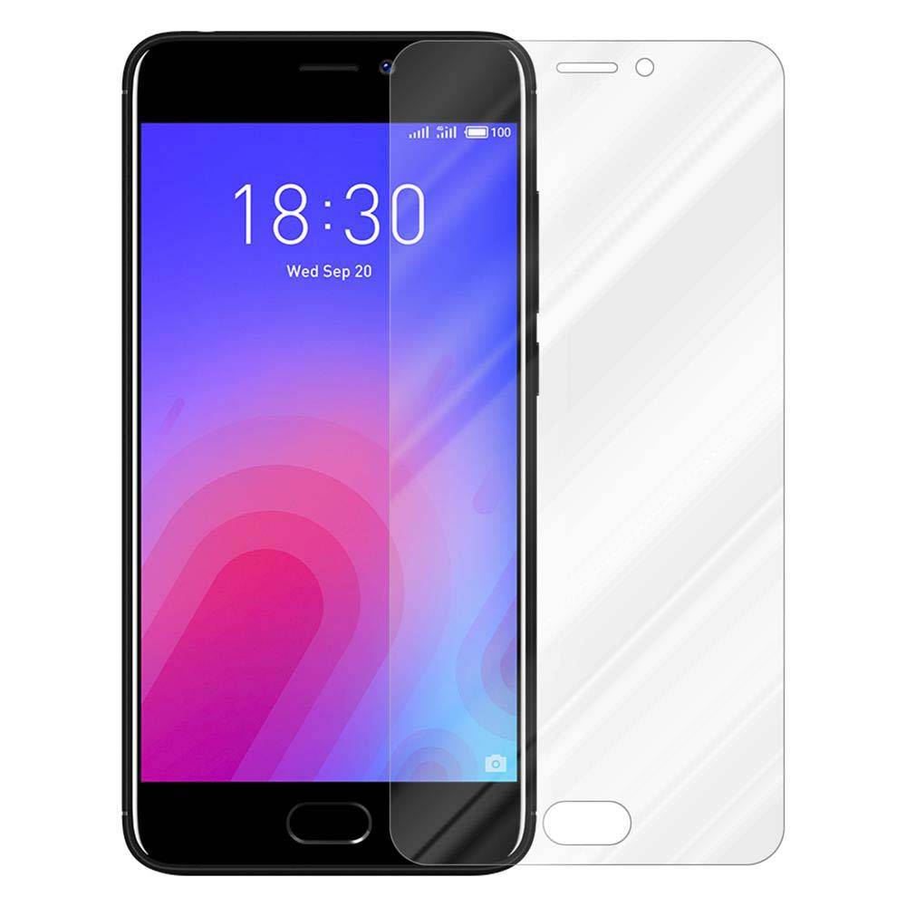 Cadorabo Panzer Folie für MEIZU M6 Schutzfolie in Transparent Gehärtetes Tempered Display-Schutzglas