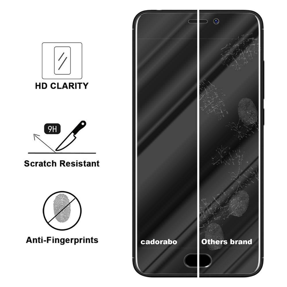 Cadorabo Panzer Folie für MEIZU M6 Schutzfolie in Transparent Gehärtetes Tempered Display-Schutzglas