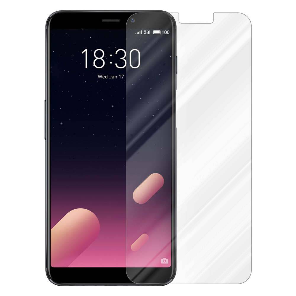 Cadorabo Panzer Folie für MEIZU M6S Schutzfolie in Transparent Gehärtetes Tempered Display-Schutzglas