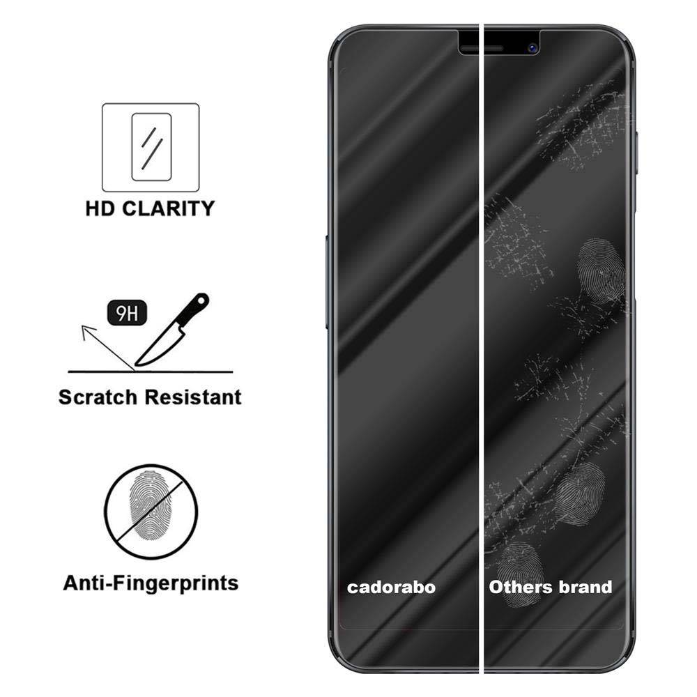 Cadorabo Panzer Folie für MEIZU M6S Schutzfolie in Transparent Gehärtetes Tempered Display-Schutzglas