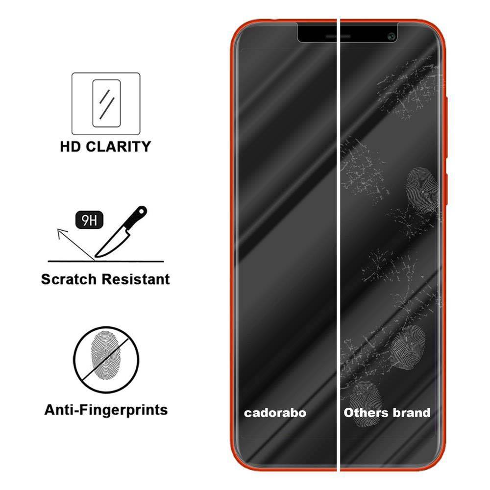 Cadorabo Panzer Folie für MEIZU M6T Schutzfolie in Transparent Gehärtetes Tempered Display-Schutzglas