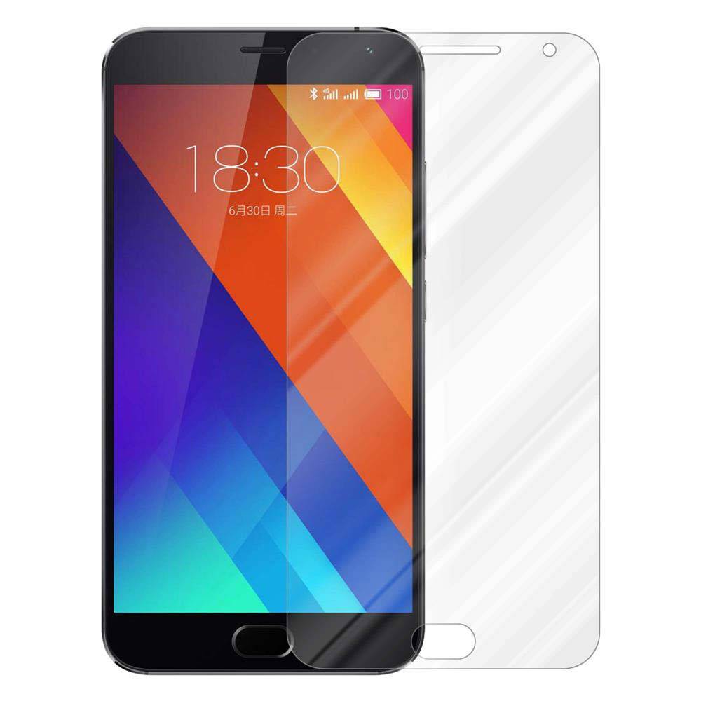 Cadorabo Panzer Folie für MEIZU MX5 Schutzfolie in Transparent Gehärtetes Tempered Display-Schutzglas