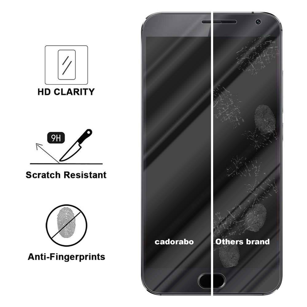 Cadorabo Panzer Folie für MEIZU MX5 Schutzfolie in Transparent Gehärtetes Tempered Display-Schutzglas