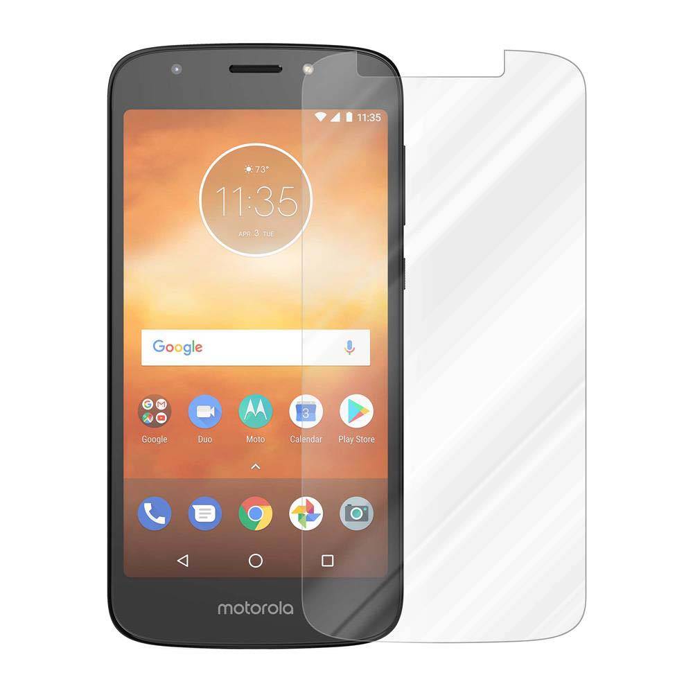 Cadorabo Panzer Folie für Motorola MOTO E5 PLAY Schutzfolie in Transparent Gehärtetes Tempered Display-Schutzglas