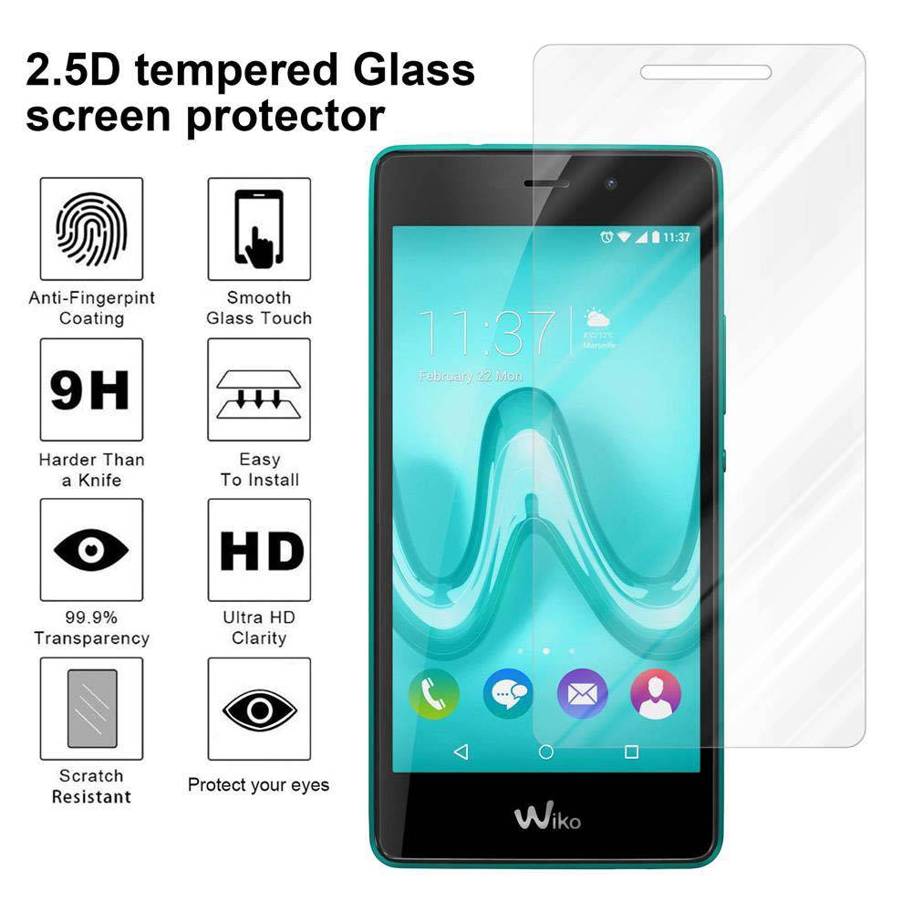 Cadorabo Panzer Folie für WIKO TOMMY Schutzfolie in Transparent Gehärtetes Tempered Display-Schutzglas