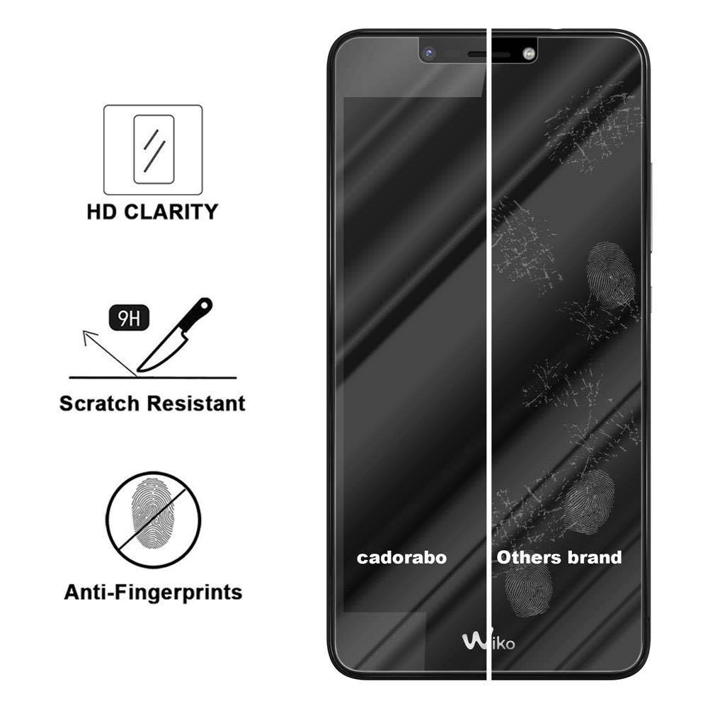 Cadorabo Panzer Folie für WIKO TOMMY 2 PLUS Schutzfolie in Transparent Gehärtetes Tempered Display-Schutzglas