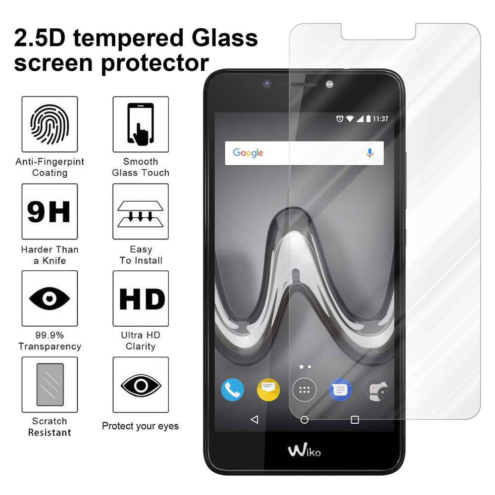 Cadorabo Panzer Folie für WIKO TOMMY 2 PLUS Schutzfolie in Transparent Gehärtetes Tempered Display-Schutzglas