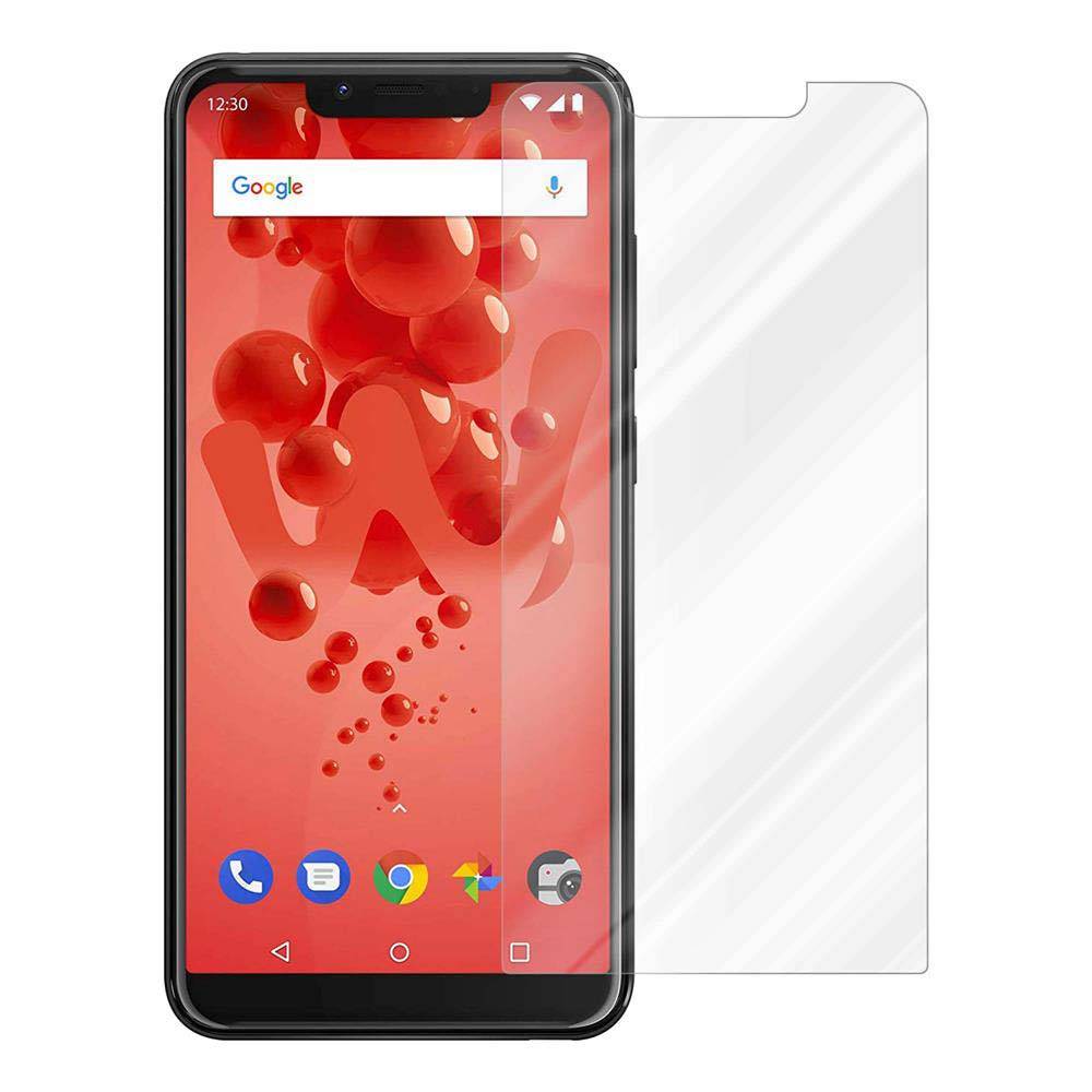 Cadorabo Panzer Folie für WIKO VIEW 2 PLUS Schutzfolie in Transparent Gehärtetes Tempered Display-Schutzglas