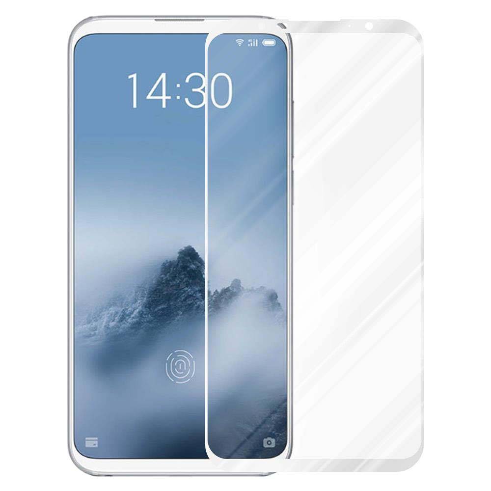 Cadorabo Panzerfolie für MEIZU 16TH Schutzfolie in Weiß Vollbild Folie Tempered Display Schutzglas