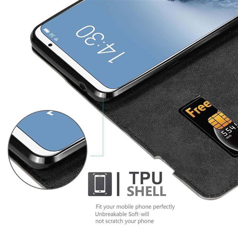 Cadorabo Hülle für MEIZU 16 Schutz Hülle in Braun Handyhülle Etui Case Cover Magnetverschluss