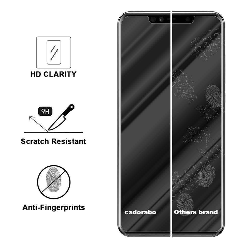 Cadorabo Panzer Folie für Huawei MATE 20 PRO Schutzfolie in Transparent Gehärtetes Tempered Display-Schutzglas