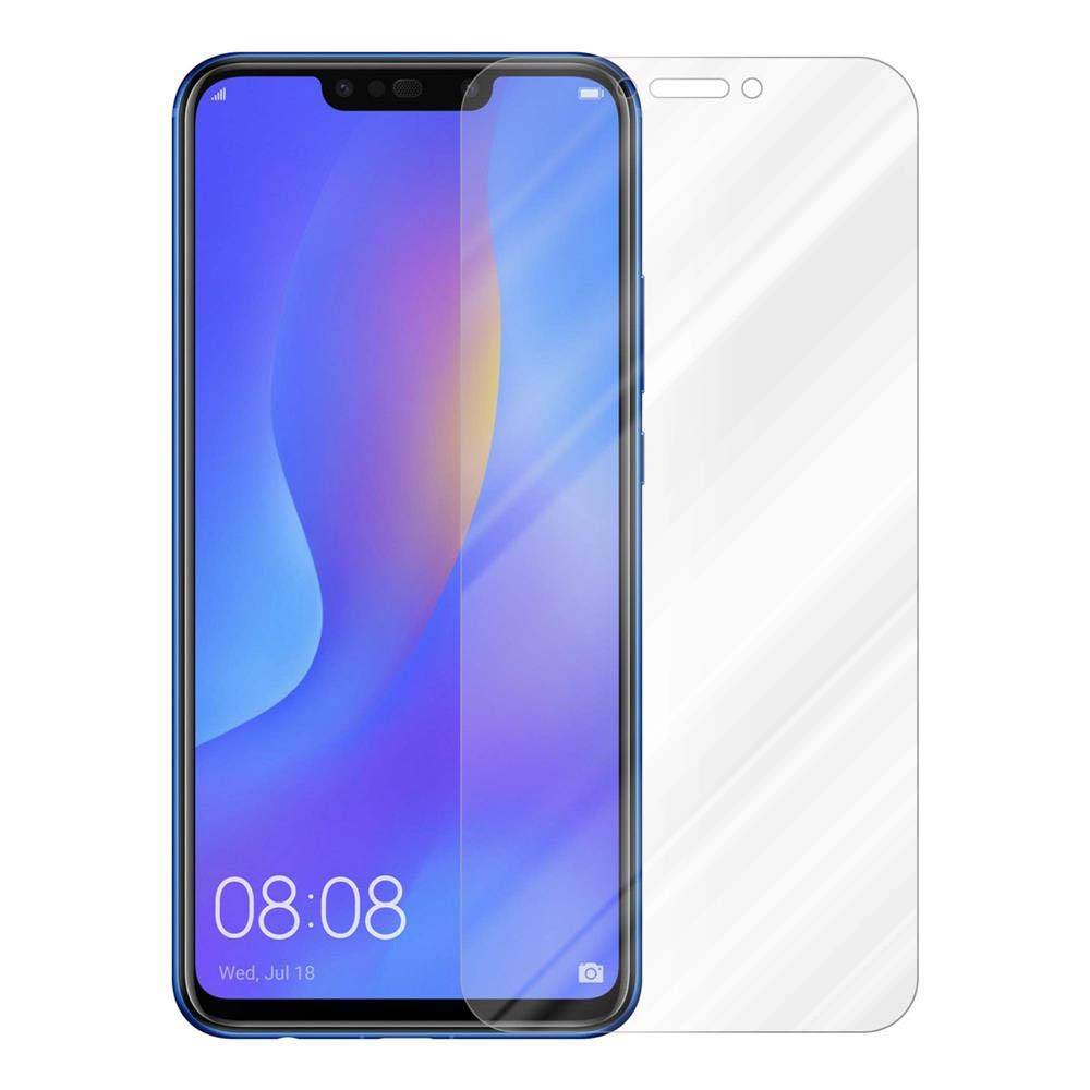 Cadorabo Panzer Folie für Huawei P SMART PLUS Schutzfolie in Transparent Gehärtetes Tempered Display-Schutzglas