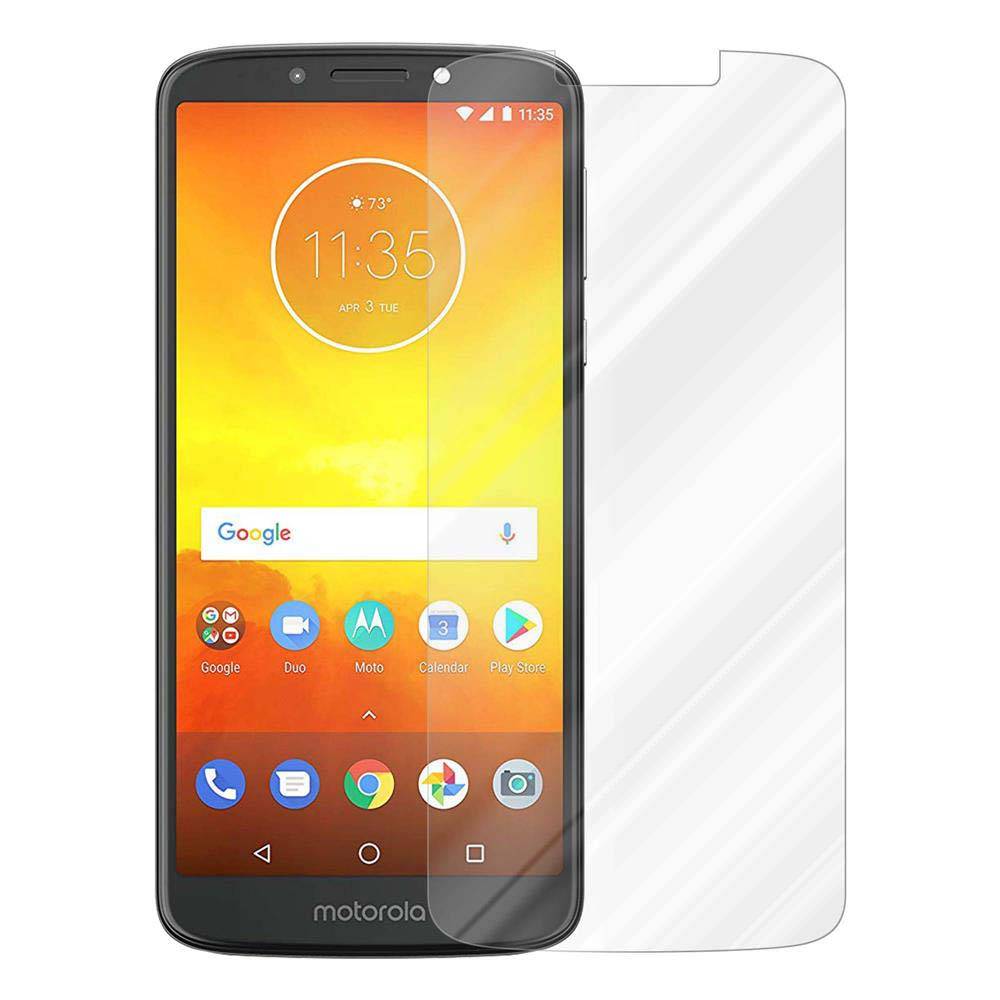 Cadorabo Panzer Folie für Motorola MOTO E5 Schutzfolie in Transparent Gehärtetes Tempered Display-Schutzglas