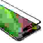 Cadorabo Panzerfolie für Nokia 5.1 PLUS Schutzfolie in Schwarz Vollbild Folie Tempered Display Schutzglas