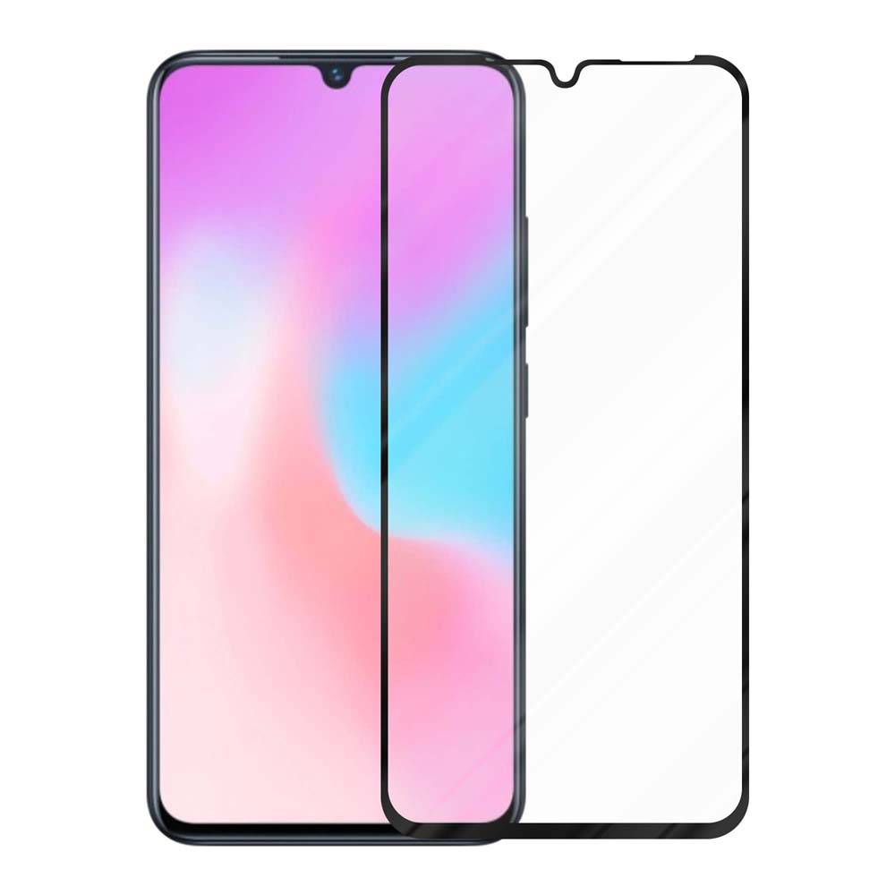 Cadorabo Panzerfolie für Vivo X21S Schutzfolie in Schwarz Vollbild Folie Tempered Display Schutzglas