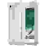 Cadorabo Hülle für Apple iPhone 7 / 7S / 8 / SE 2020 Schutzhülle in Grau Handy Hülle Etui TPU Silikon-Rand Glas-Rücken