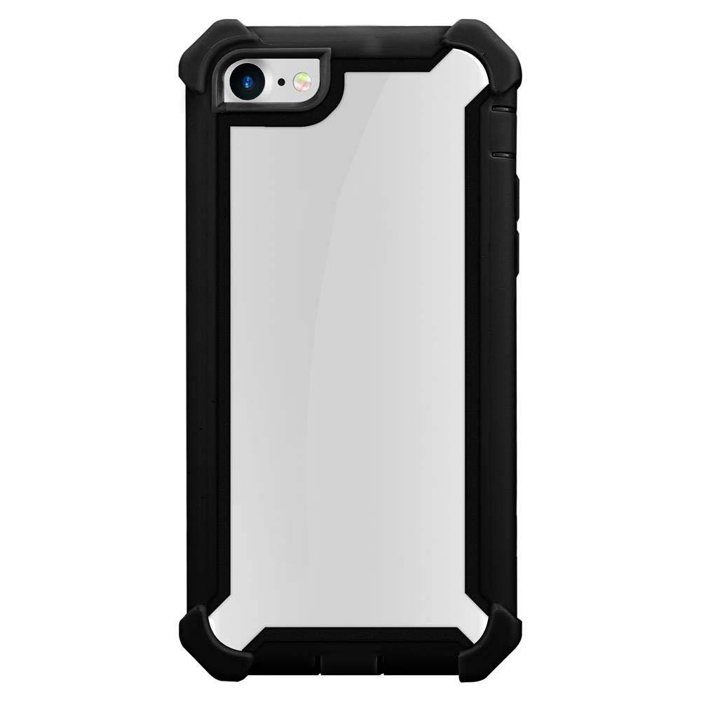 Cadorabo Hülle für Apple iPhone 7 / 7S / 8 / SE 2020 Schutzhülle in Schwarz Handy Hülle Etui TPU Silikon-Rand