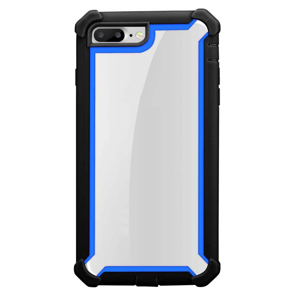 Cadorabo Hülle für Apple iPhone 7 PLUS / 7S PLUS / 8 PLUS Schutzhülle in Blau Handy Hülle Etui TPU Silikon-Rand