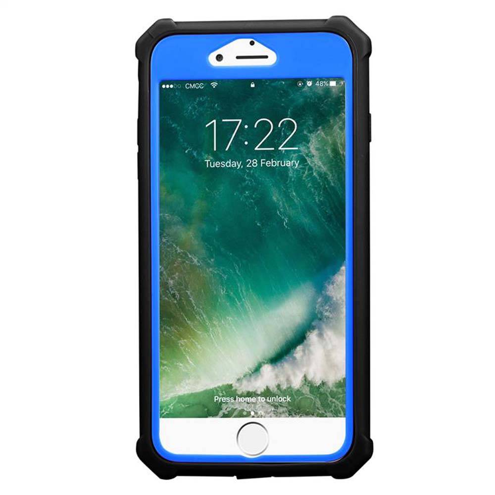 Cadorabo Hülle für Apple iPhone 7 PLUS / 7S PLUS / 8 PLUS Schutzhülle in Blau Handy Hülle Etui TPU Silikon-Rand