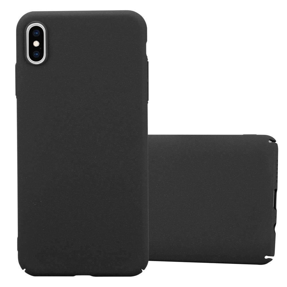 Cadorabo Schutzhülle für Apple iPhone XS MAX Hülle in Schwarz Etui Hard Case Handyhülle Cover