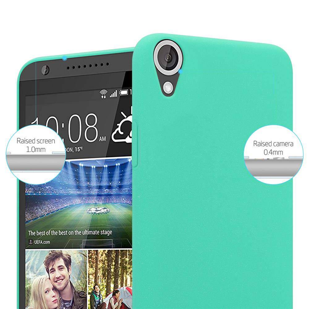 Cadorabo Schutzhülle für HTC Desire 820 Hülle in Grün Etui Hard Case Handyhülle Cover