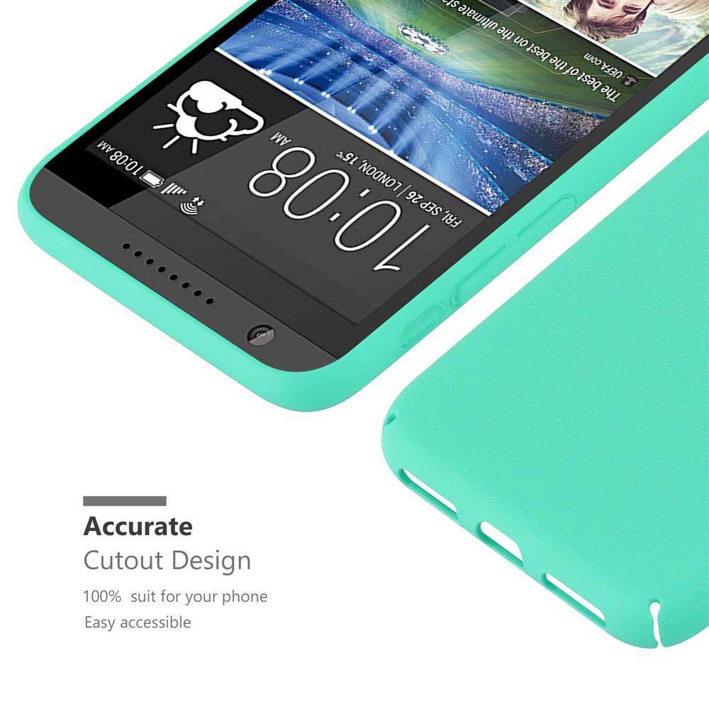 Cadorabo Schutzhülle für HTC Desire 820 Hülle in Grün Etui Hard Case Handyhülle Cover