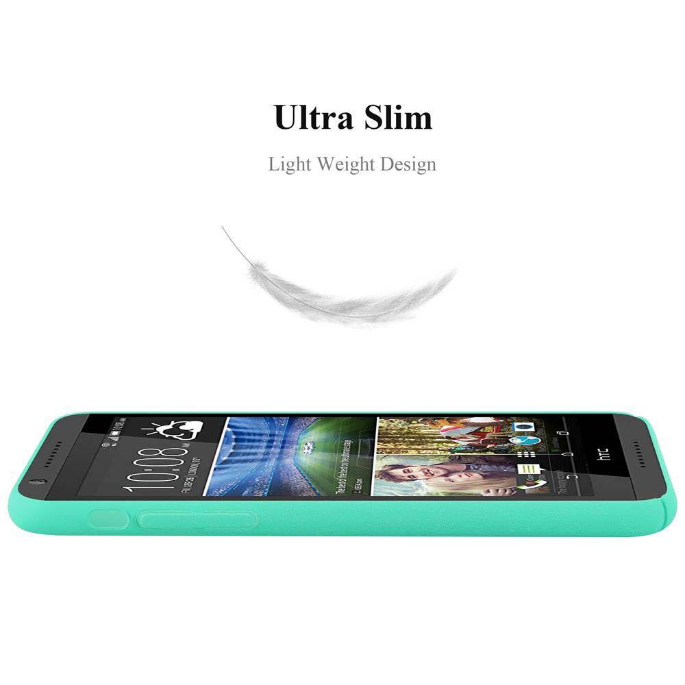 Cadorabo Schutzhülle für HTC Desire 820 Hülle in Grün Etui Hard Case Handyhülle Cover