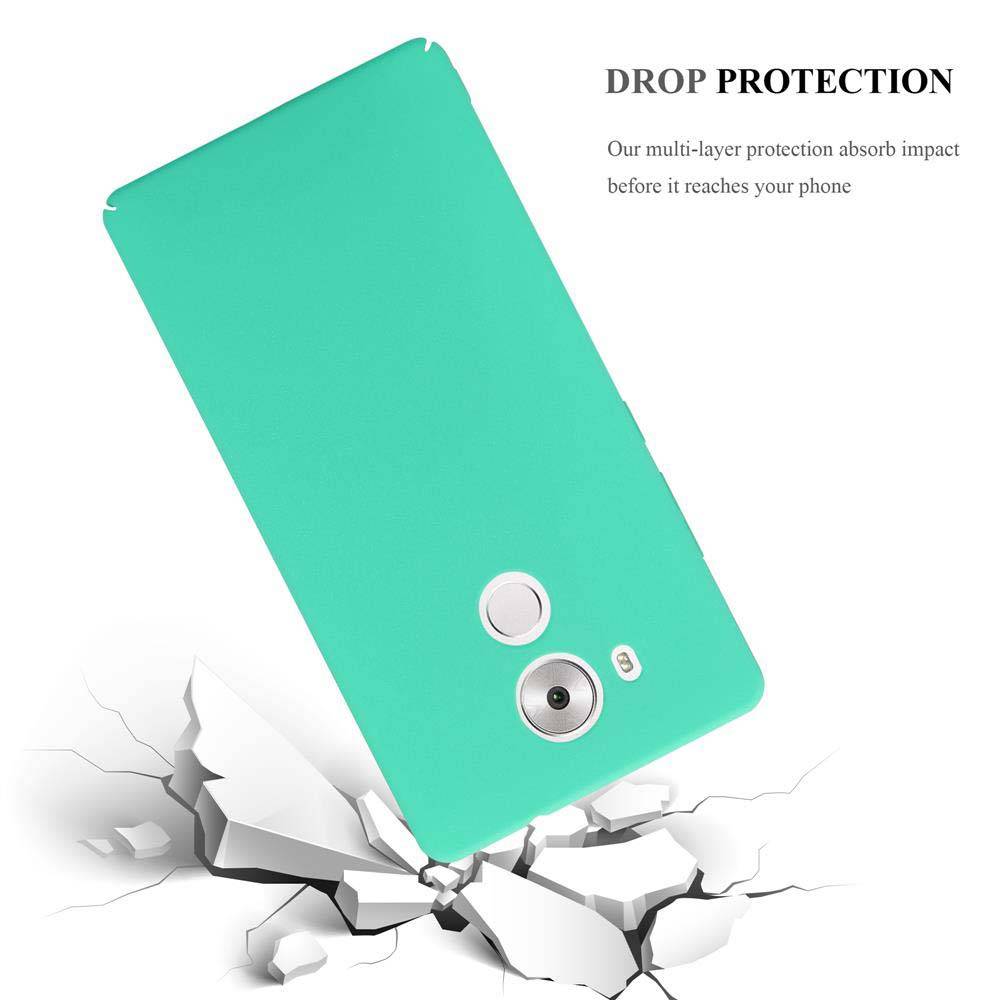 Cadorabo Schutzhülle für Huawei MATE 8 Hülle in Grün Etui Hard Case Handyhülle Cover