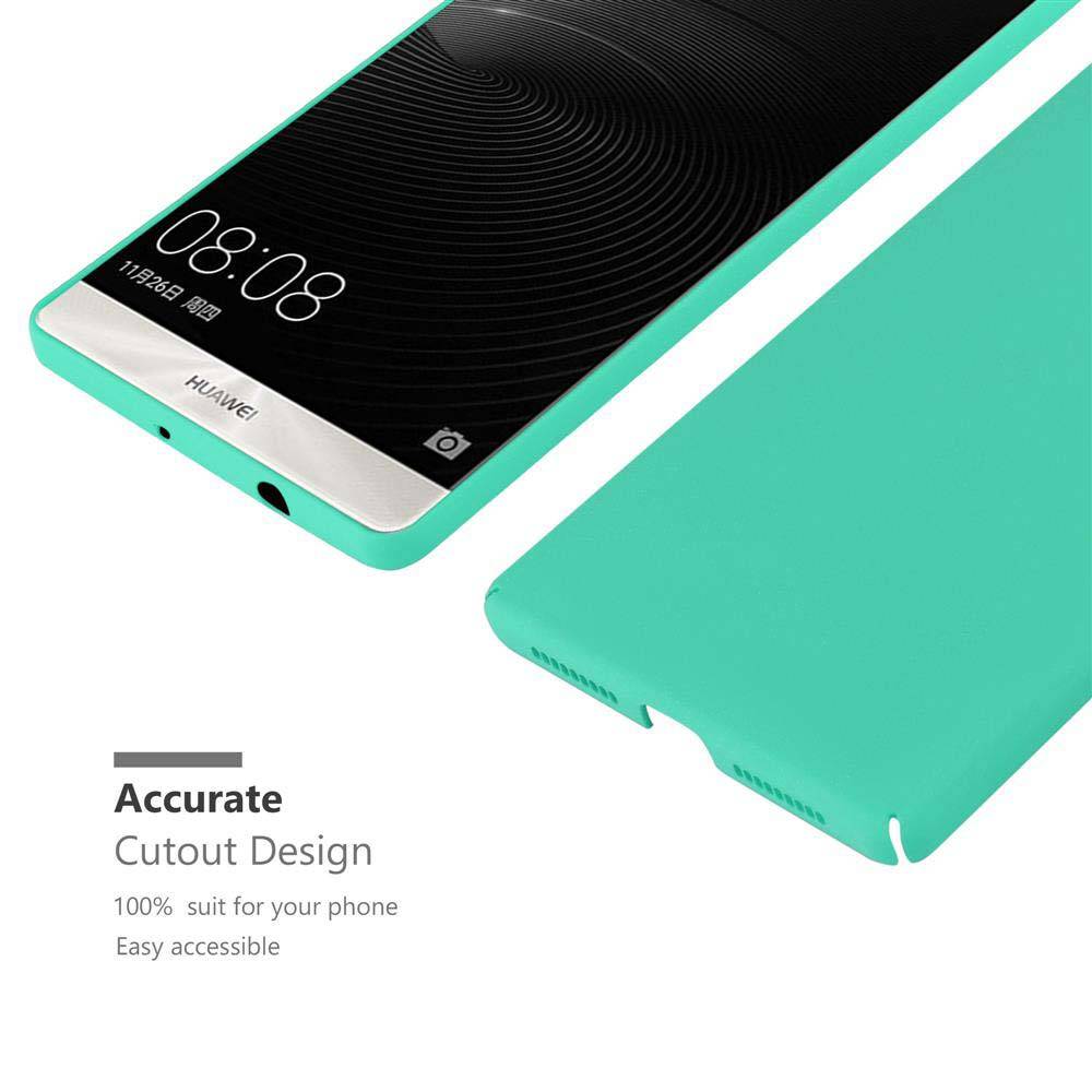 Cadorabo Schutzhülle für Huawei MATE 8 Hülle in Grün Etui Hard Case Handyhülle Cover