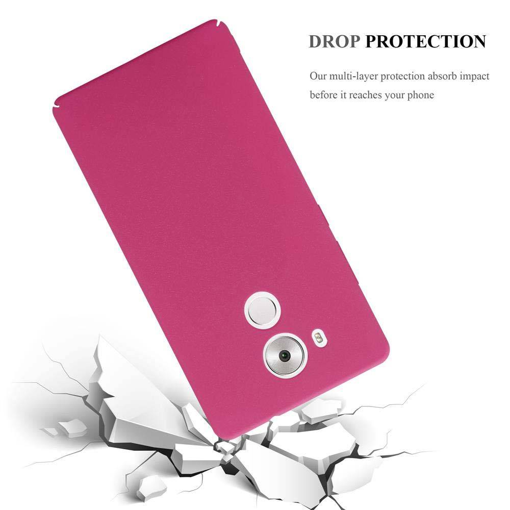 Cadorabo Schutzhülle für Huawei MATE 8 Hülle in Pink Etui Hard Case Handyhülle Cover