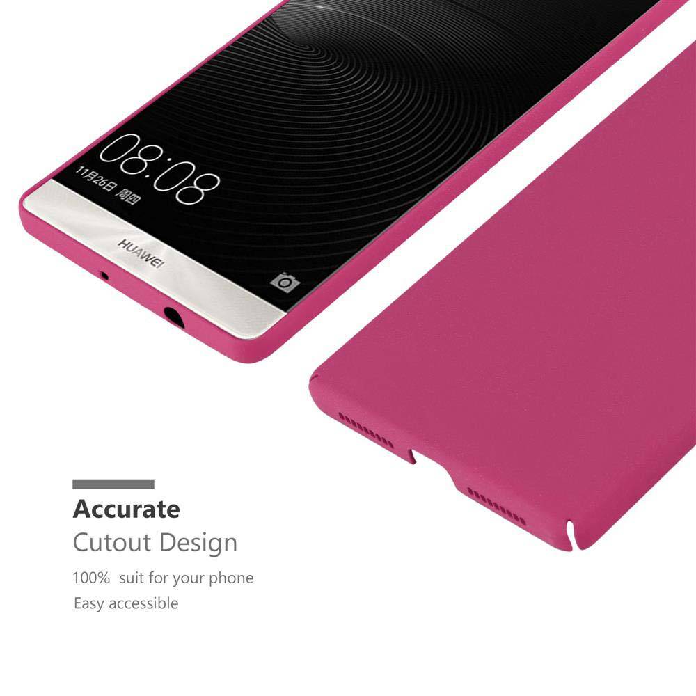 Cadorabo Schutzhülle für Huawei MATE 8 Hülle in Pink Etui Hard Case Handyhülle Cover