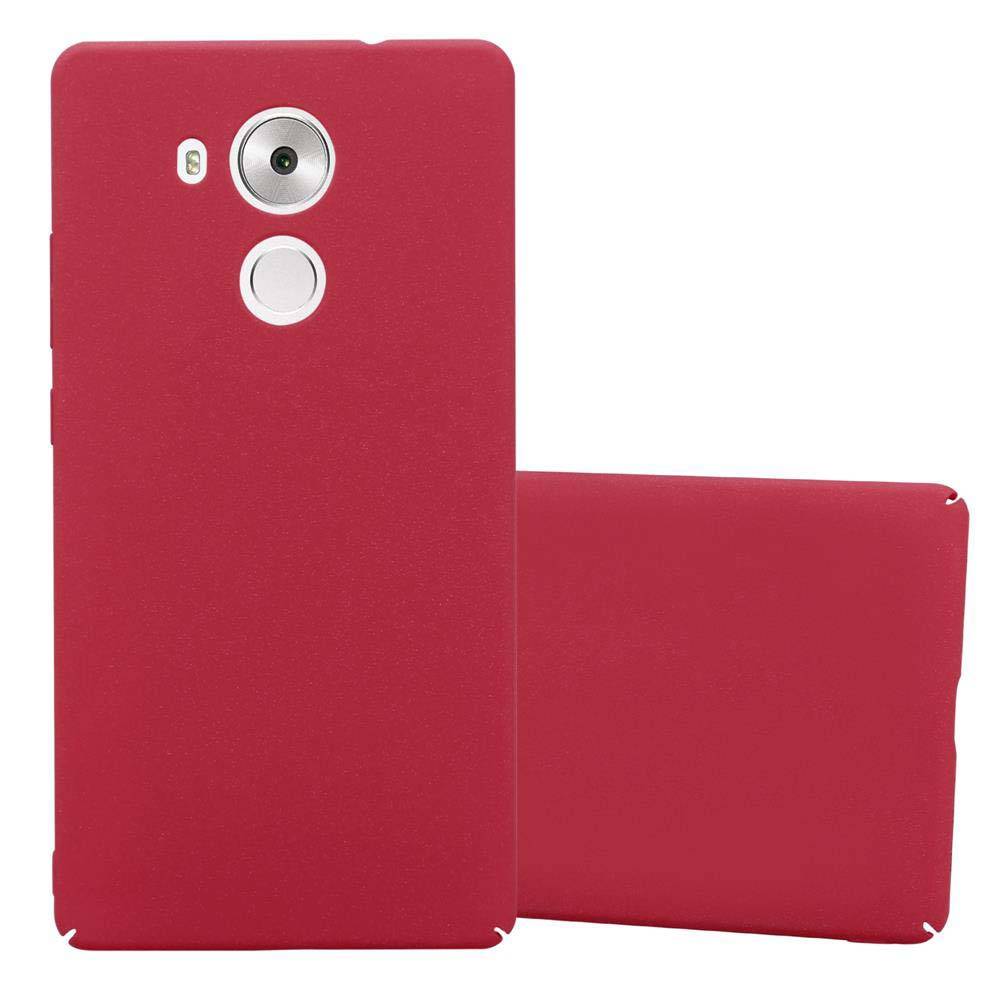 Cadorabo Schutzhülle für Huawei MATE 8 Hülle in Rot Etui Hard Case Handyhülle Cover