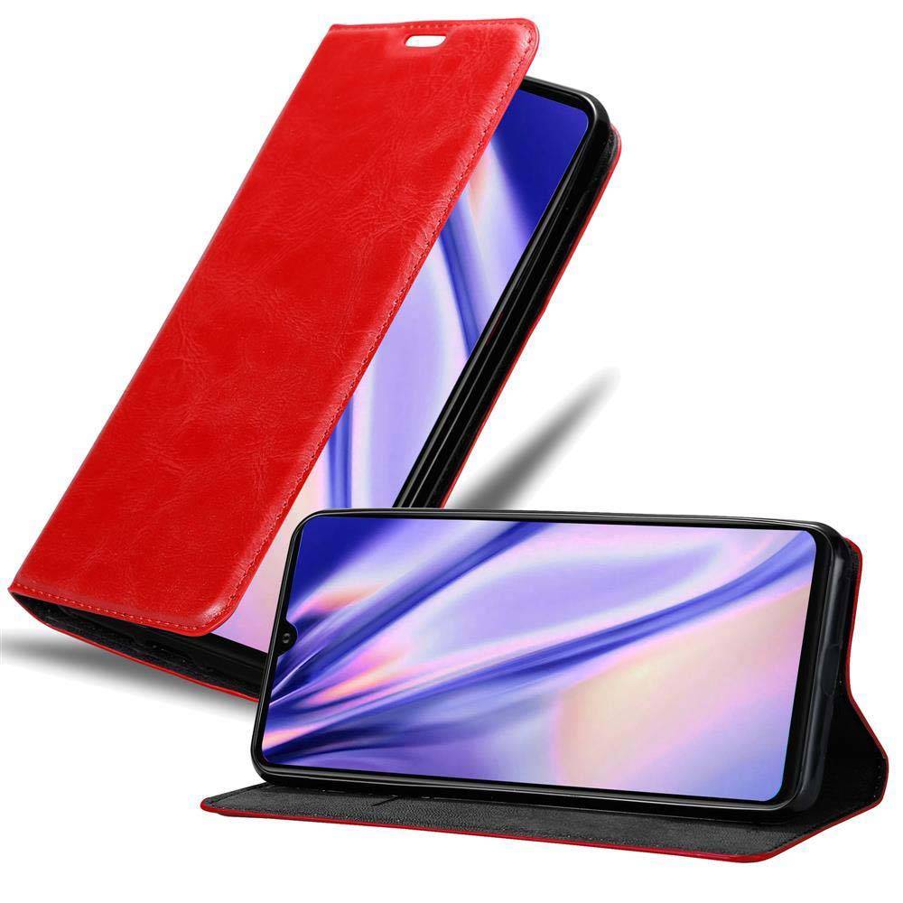 Cadorabo Hülle für Huawei P30 PRO Schutz Hülle in Rot Handyhülle Etui Case Cover Magnetverschluss