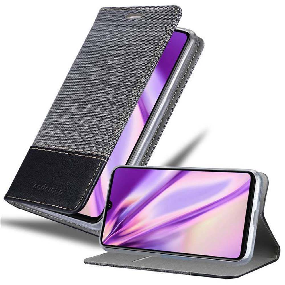 Cadorabo Hülle für Huawei P30 PRO Schutzhülle in Grau Handy Hülle Etui Book Case Cover