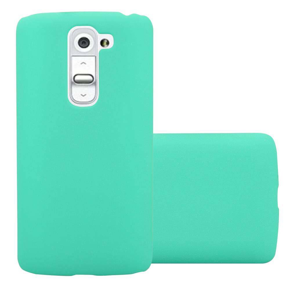 Cadorabo Schutzhülle für LG G2 MINI Hülle in Grün Etui Hard Case Handyhülle Cover
