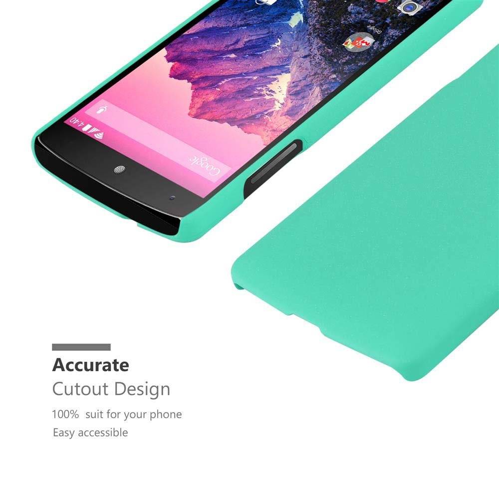 Cadorabo Hülle für Sony Xperia M4 AQUA Hülle in FROSTY GRÜN - Hardcase Handyhülle aus Plastik gegen Kratzer und Stöße - Schutzhülle Bumper Ult