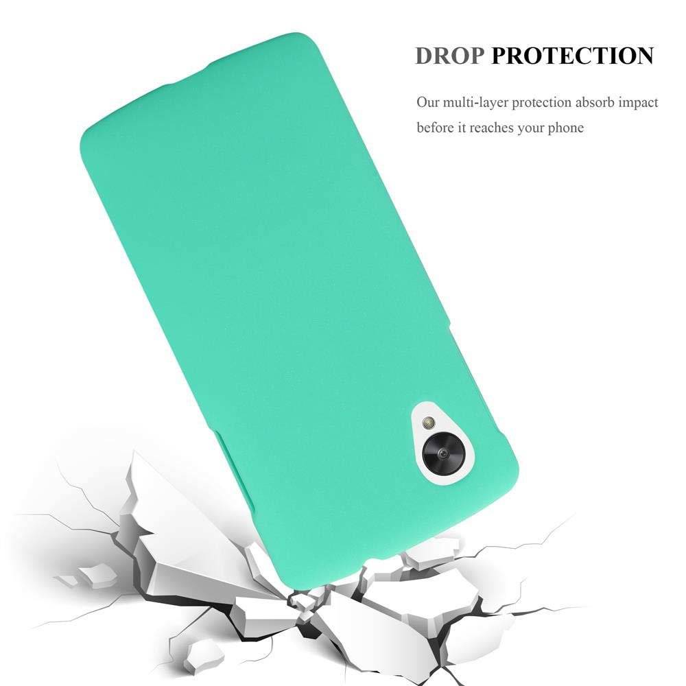 Cadorabo Hülle für Sony Xperia M4 AQUA Hülle in FROSTY GRÜN - Hardcase Handyhülle aus Plastik gegen Kratzer und Stöße - Schutzhülle Bumper Ult