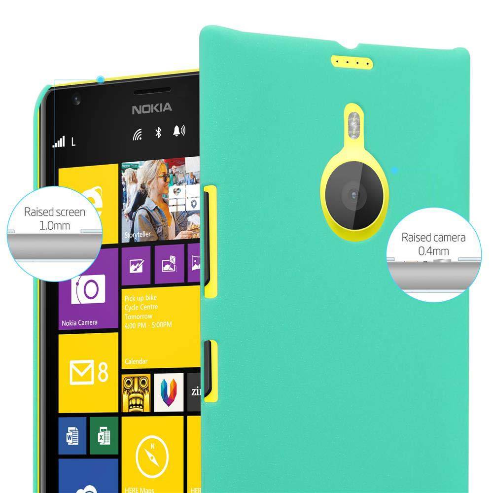 Cadorabo Schutzhülle für Nokia Lumia 1520 Hülle in Grün Etui Hard Case Handyhülle Cover