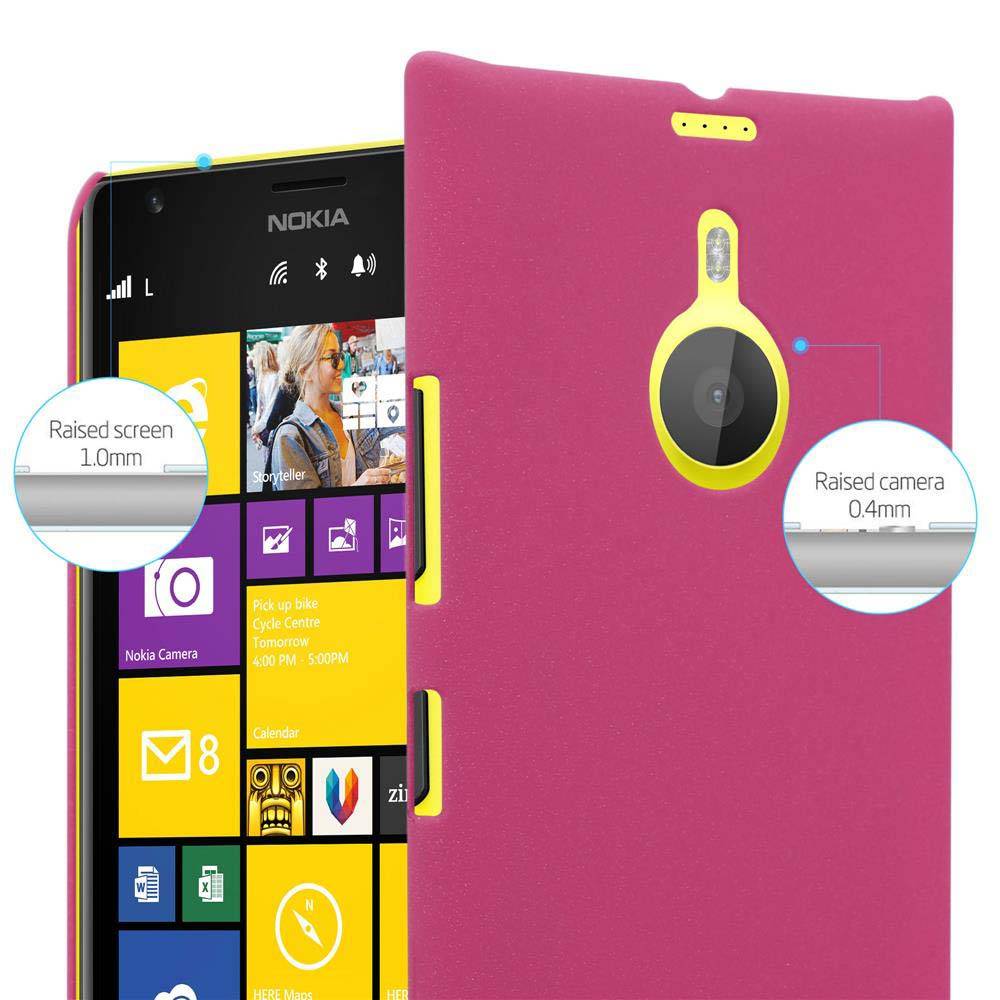 Cadorabo Schutzhülle für Nokia Lumia 1520 Hülle in Pink Etui Hard Case Handyhülle Cover