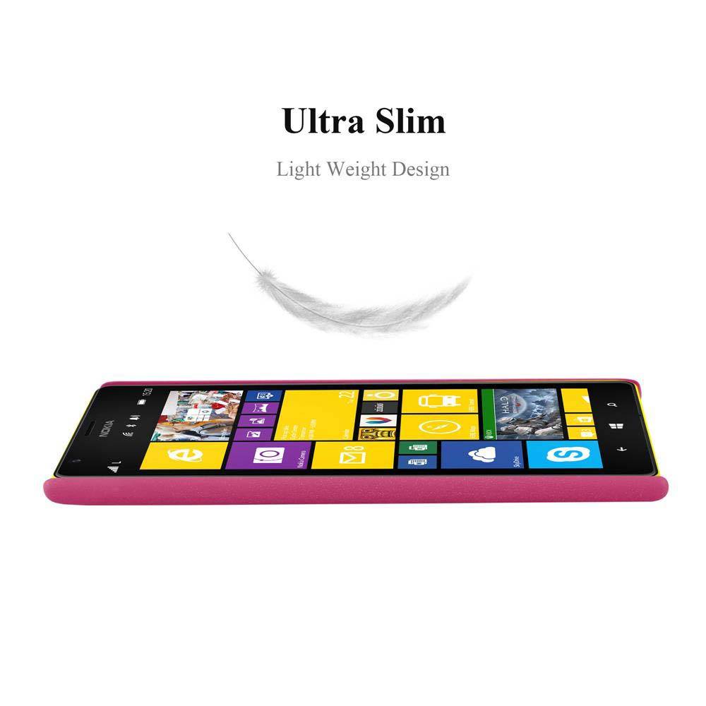 Cadorabo Schutzhülle für Nokia Lumia 1520 Hülle in Pink Etui Hard Case Handyhülle Cover